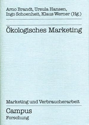 Seller image for kologisches Marketing (Campus Forschung) for sale by NEPO UG