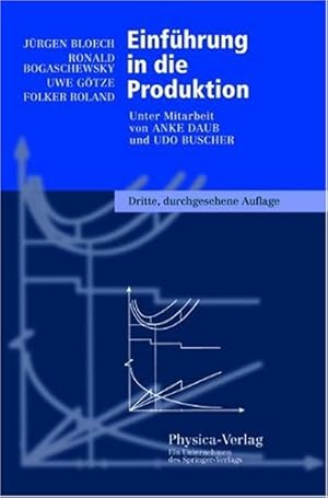 Imagen del vendedor de Einfhrung in die Produktion (Physica-Lehrbuch) a la venta por NEPO UG