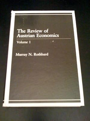 Bild des Verkufers fr The Review of Austrian Economics Volume 1 zum Verkauf von NEPO UG