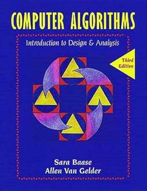 Imagen del vendedor de Computer Algorithms: Introduction to Design and Analysis a la venta por NEPO UG