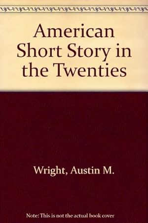 Immagine del venditore per American Short Story in the Twenties venduto da NEPO UG