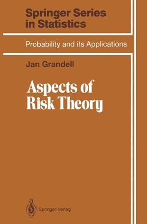 Seller image for Aspects of Risk Theory (Springer Series in Statistics) for sale by NEPO UG