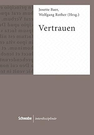 Seller image for Vertrauen (Schwabe interdisziplinr) for sale by NEPO UG
