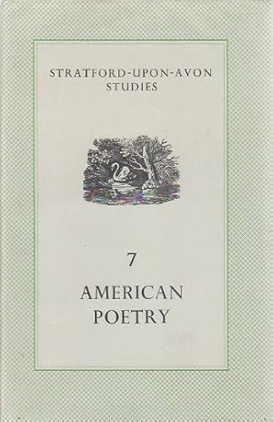 Bild des Verkufers fr American Poetry (Stratford Studies) zum Verkauf von NEPO UG