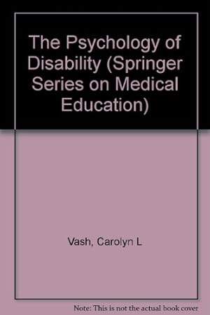 Image du vendeur pour Psychology of Disability (Springer Series on Medical Education) mis en vente par NEPO UG