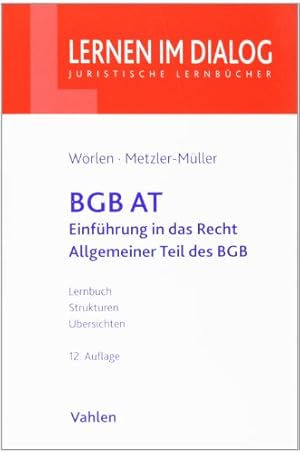 Bild des Verkufers fr BGB AT: Einfhrung in das Recht und Allgemeiner Teil des BGB zum Verkauf von NEPO UG