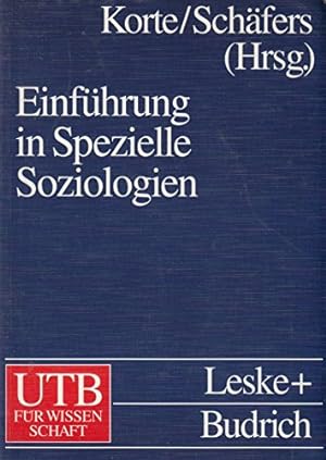 Seller image for Einfhrung in Spezielle Soziologien for sale by NEPO UG