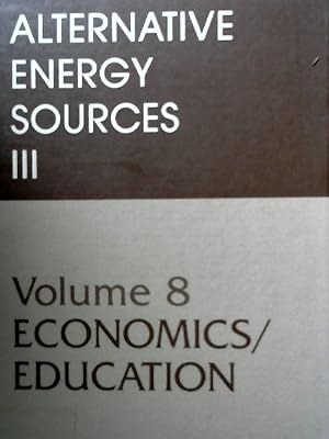 Bild des Verkufers fr Economics / Education (Alternative Energy Sources Volume 8) zum Verkauf von NEPO UG