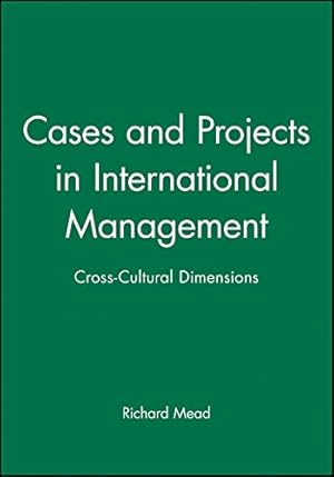 Imagen del vendedor de Cases Prjcts Intl Mngt: Cross-cultural Dimensions a la venta por NEPO UG