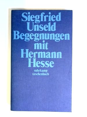 Bild des Verkufers fr Begegnungen mit Hermann Hesse zum Verkauf von NEPO UG