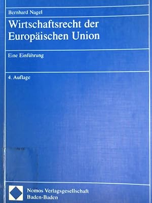 Seller image for Wirtschaftsrecht der Europischen Union for sale by NEPO UG