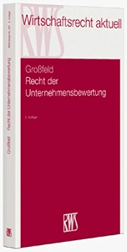 Immagine del venditore per Recht der Unternehmensbewertung (RWS-Skript) venduto da NEPO UG