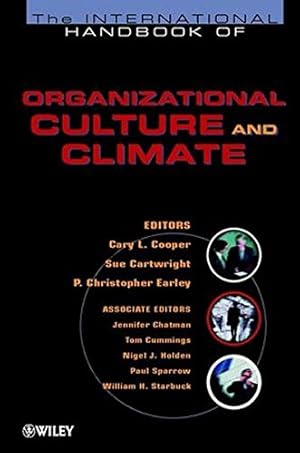 Bild des Verkufers fr The International Handbook of Organizational Culture and Climate zum Verkauf von NEPO UG