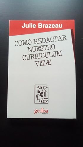 Imagen del vendedor de COMO REDACTAR NUESTRO CURRICULUM VITAE a la venta por Libreria Bibliomania