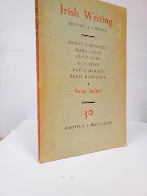 Imagen del vendedor de Irish Writing 30 a la venta por Newtown Rare Books