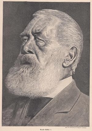 Seller image for Brustbild zu seinem Tod am 16. Januar 1901. for sale by Antiquariat Hild