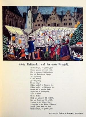 Bild des Verkufers fr Knig Nuknacker und der arme Reinhold. Ein Kindermrchen in Bildern. Freie bertragung ins Frankfurter Hessisch von Maria Vogel. Geleitwort von Hans-Jrgen Moog. Frankfurt, Sinemis, 1994. 4to. Durchgehend farbig illustriert. 21 Bl. Farbiger Or.-Pp. (ISBN 3921345030). zum Verkauf von Jrgen Patzer