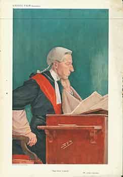 Bild des Verkufers fr Lord Coleridge; The Silver Voiced. Issue 2098. (Rare colour half-tone gravure.) zum Verkauf von Wittenborn Art Books
