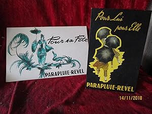 Seller image for PARAPLUIE " REVEL " - 1851 - 1951 - DEUX PANNEAUX PUBLICITAIRES for sale by LA FRANCE GALANTE