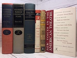 Seller image for Modern Library Plays / Theatre, Set of 6 Volumes (Six Modern Amer for sale by Archives Books inc.