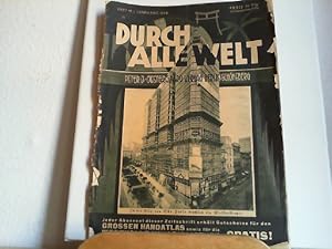 Durch alle Welt . Länder-, Völker-, und Naturbetrachtungen, Reisen und Abenteuer . Jahrgang 1929 ...