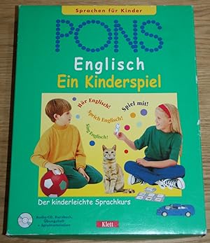 PONS Englisch - Ein Kinderspiel, 1 Audio-CD, Kursbuch, Übungsheft und Spielmaterialien