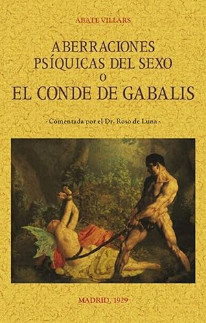 Imagen del vendedor de ABERRACIONES PSQUICAS DEL SEXO EL CONDE DE GABALIS a la venta por Imosver