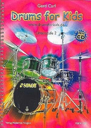 Bild des Verkufers fr Drums for Kids (+CD) Unterstufe 2Schule fr Schlagzeug zum Verkauf von AHA-BUCH GmbH