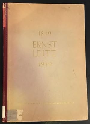 Die Geschichte der Kleinbildkamera bis zur Leica. (Ernst Leitz. Optische Werke Wetzlar. 1849-1949.).