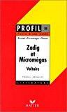 Image du vendeur pour Zadig Et Micromgas, Voltaire mis en vente par RECYCLIVRE