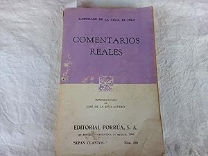 Image du vendeur pour Comentarios reales mis en vente par Librera "Franz Kafka" Mxico.