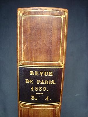 Revue de Paris - Mars et Avril 1839 -