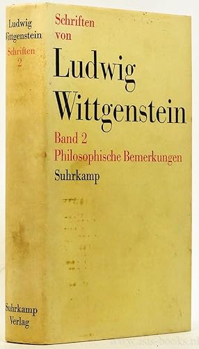 Bild des Verkufers fr Philosophische Bemerkungen. Aus dem Nachla herausgegeben von R. Rhees. zum Verkauf von Antiquariaat Isis