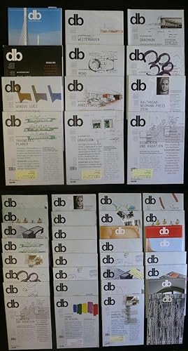 Seller image for Zeitschrift "db", Architekten, Bauingenieure 2006-2008, 44 Ausgaben. for sale by ANTIQUARIAT Franke BRUDDENBOOKS