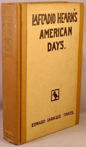 Bild des Verkufers fr Lafcadio Hearn's American Days. zum Verkauf von Bucks County Bookshop IOBA