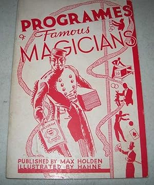 Image du vendeur pour Programmes for Magicians mis en vente par Easy Chair Books