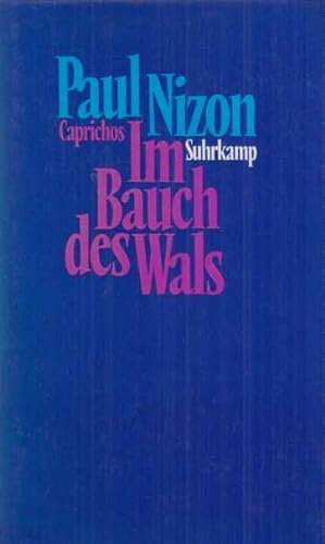 Imagen del vendedor de Im Bauch des Wals : Caprichos. a la venta por Fundus-Online GbR Borkert Schwarz Zerfa