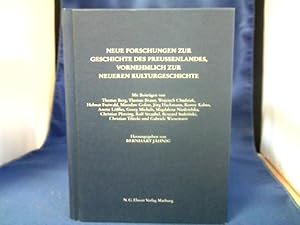 Seller image for Neue Forschungen zur Geschichte des Preussenlandes, vornehmlich zur neueren Kulturgeschichte. mit Beitr. von Thomas Berg . Hrsg. von Bernhart Jhnig / Historische Kommission fr Ost- und Westpreussische Landesforschung: =(Tagungsberichte der Historischen Kommission fr Ost- und Westpreussische Landesforschung ; Bd. 15.) for sale by Antiquariat Michael Solder