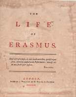 Image du vendeur pour THE LIFE OF ERASMUS. Vol. I & 2 mis en vente par Harry E Bagley Books Ltd