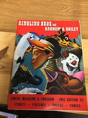 Image du vendeur pour Ringling Bros and Barnum & Bailey Circus Magazine & Program 1951 mis en vente par Nick of All Trades