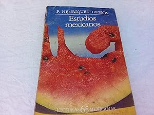 Imagen del vendedor de Estudios mexicanos a la venta por Librería "Franz Kafka" México.