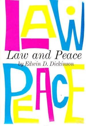Seller image for Law and Peace for sale by Goulds Book Arcade, Sydney