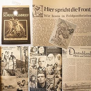 Seller image for Der Schulungsbrief, das zentrale Monatsblatt der NSDAP. IX. Jahrgang 1942 Erstes Heft (Folge1./2./3.) Das Reich und Europa siegen * mit Beitrgen von Fr. K. A. R o s e und H o r a n d H o r s a S c h a c h t / s c h a r f e r j u d e n f e i n d l i c h e r S t a n d p u n k t Dieses Buch wird von uns nur zur staatsbrgerlichen Aufklrung und zur Abwehr verfassungswidriger Bestrebungen angeboten (86 StGB) for sale by Galerie fr gegenstndliche Kunst