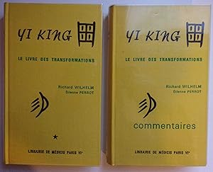 Bild des Verkufers fr Yi King le livre des transformations. Livre 1 Le texte. Livre 2 Les matriaux. Livre 3 Les commentaires. 2 volumes. zum Verkauf von Bonnaud Claude