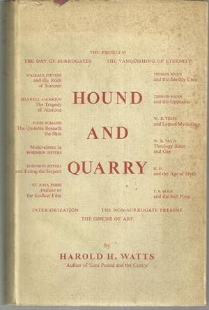 Seller image for HOUND AND QUARRY for sale by Gibson's Books