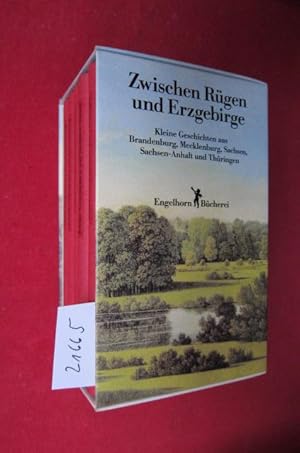 Seller image for Zwischen Rgen und Erzgebirge : kleine Geschichten aus Brandenburg, Mecklenburg, Sachsen, Sachsen-Anhalt und Thringen. [5 Bnde im Schuber] Engelhorn-Bcherei. for sale by Versandantiquariat buch-im-speicher