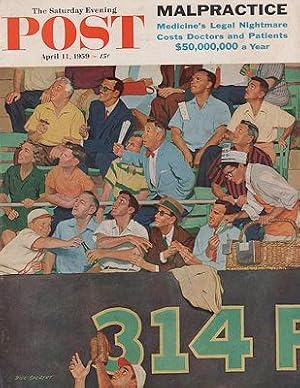 Seller image for ORIG. VINTAGE MAGAZINE COVER/ SATURDAY EVENING POST - APRIL 11 1959 for sale by Monroe Street Books