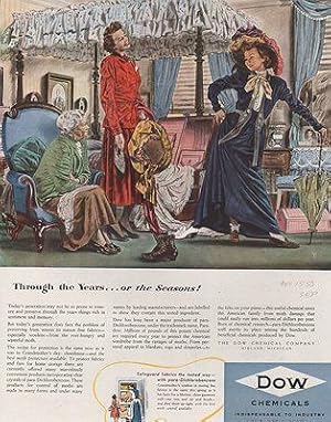 Bild des Verkufers fr ORIG VINTAGE MAGAZINE AD/ 1950 DOW CHEMICAL CO. zum Verkauf von Monroe Street Books