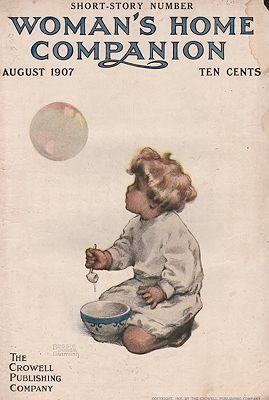 Seller image for ORIG. VINTAGE MAGAZINE COVER/ WOMAN'S HOME COMPANION - AUGUST 1907 for sale by Monroe Street Books