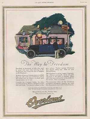 ORIG VINTAGE 1923 OVERLAND SEDAN CAR AD